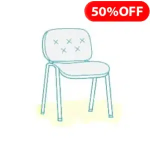 Classic dining chair cleaning icon