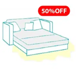 Icon of sofa bed for cleaning service pricing