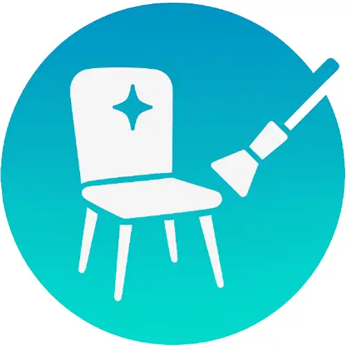 Chair upholstery cleaning